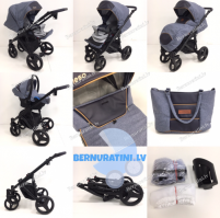 Camarelo Neso Ne-2 bērnu rati 3in1